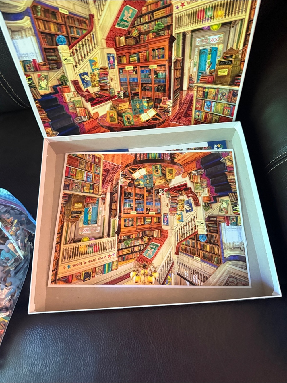 White Mountain Aimee Stewart Readers Paradise. 1000 pieces. Has poster - Picture 3 of 4
